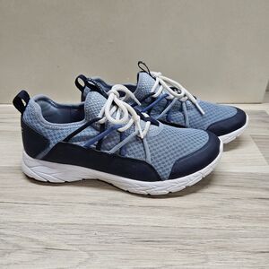 Vionic Womens Sneaker Tennis Shoes Blue Size 7.5 Lace Up